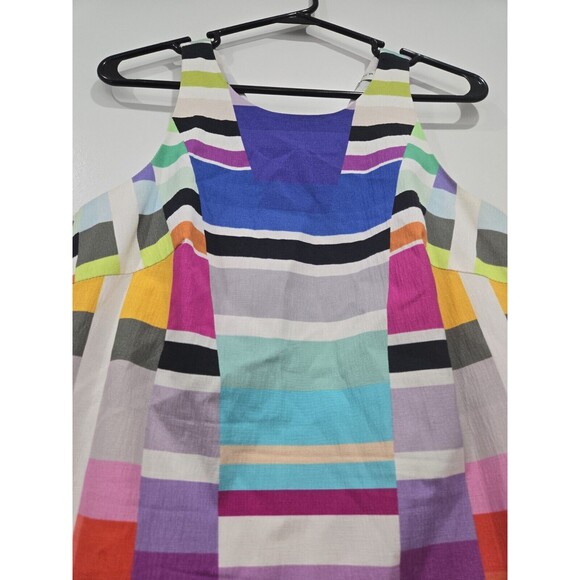 Trina Turk Mod Colorblock Sleeveless Sheath Dress Vibrant Multicolor Mini Size 4 - Picture 4 of 11